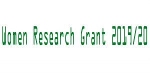 2019/20 Call for Proposals on Women Research Grant (WG) Competition