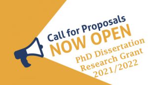 Call for Application for PhD Dissertation Research Grant 2021/2022